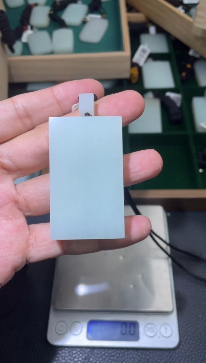 定制和田玉无事牌大35