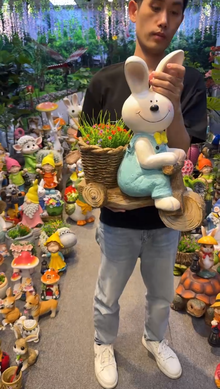 无花朵花园庭院摆件&00&