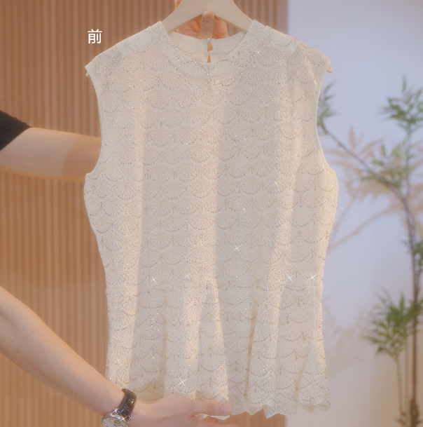 2025新款兰精天丝满砖系列百搭显瘦无袖针织夏季必备{J专属}-7749