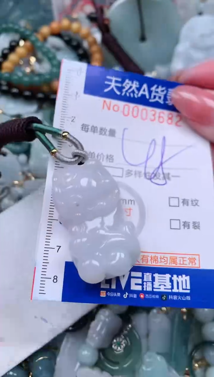 【闪购商品】翡翠颈饰未镶嵌00003682