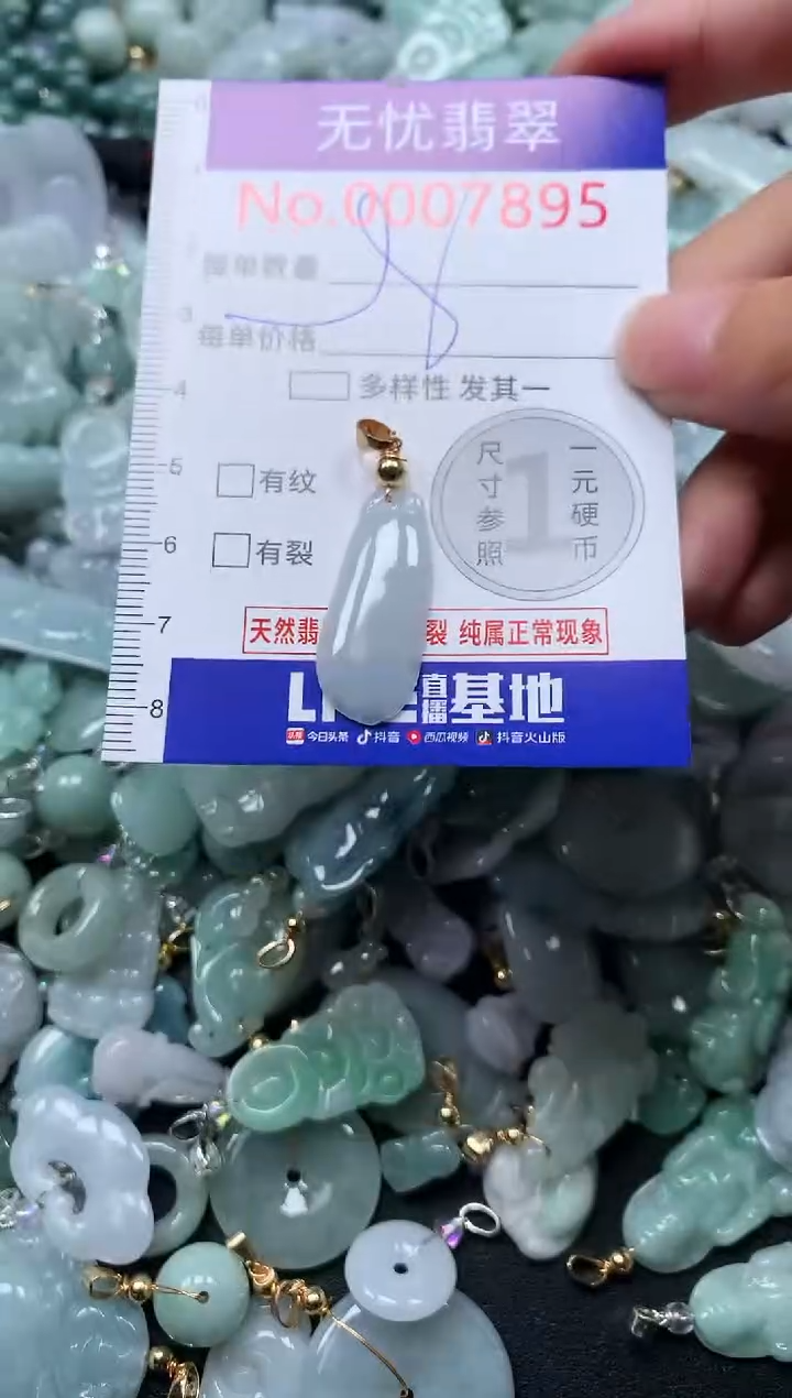 颈饰未镶嵌翡翠7895