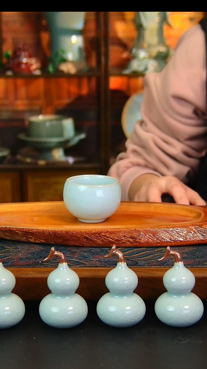 瓷片原矿汝瓷福利单杯