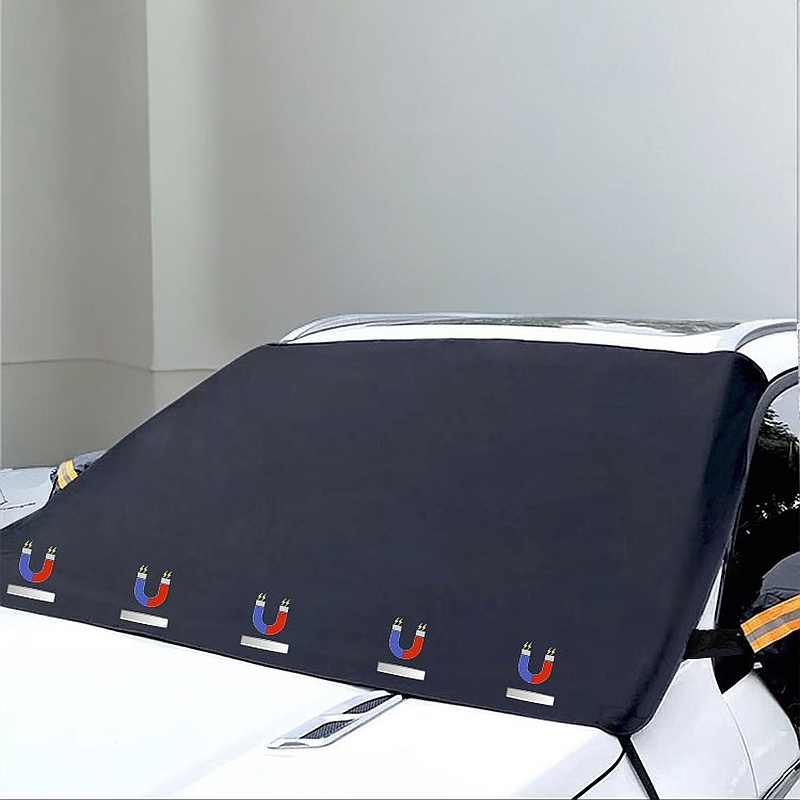 牛津布汽车前挡遮雪挡防雪防风防霜防冻不粘玻璃