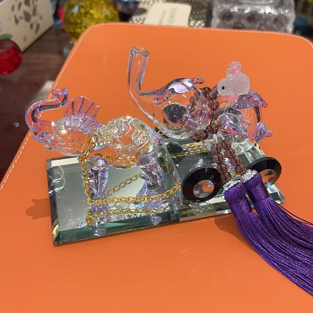 车载香薰摆件水晶摆件吉祥如意