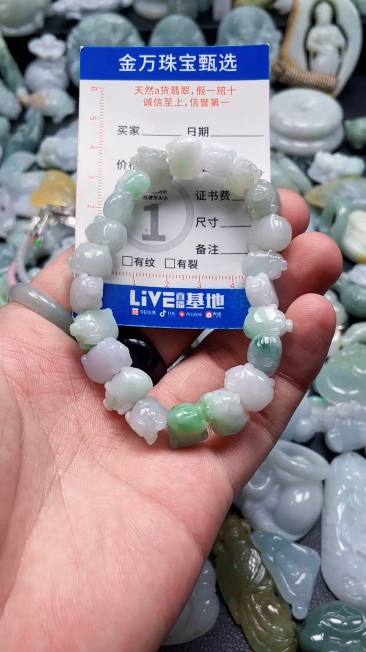 翡翠未镶嵌颈饰天然翡翠a货