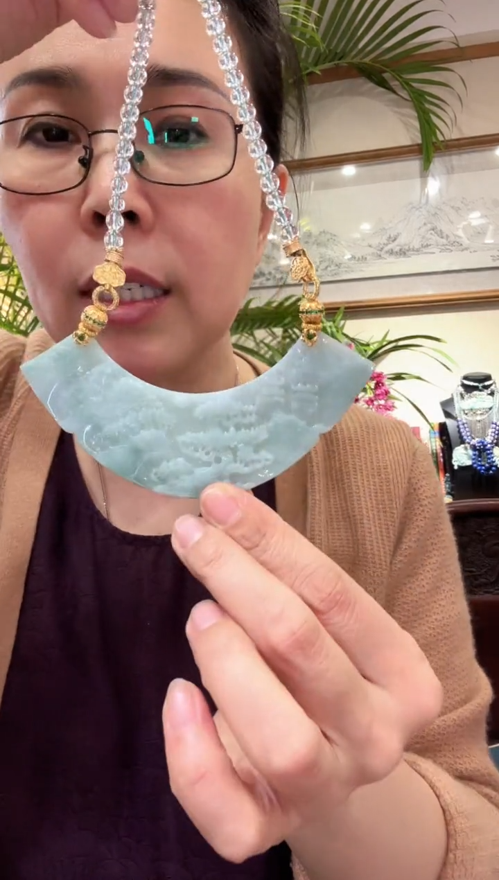 【闪购商品】翡翠颈饰未镶嵌国风