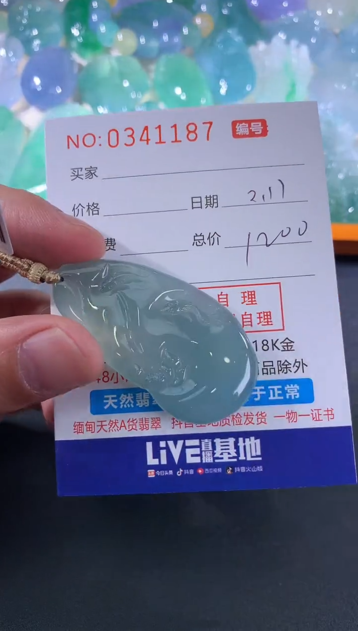 【闪购商品】翡翠颈饰未镶嵌天然A货翡翠