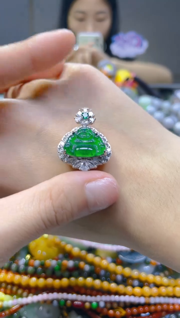 翡翠未镶嵌颈饰/P/翡翠A货，一件也是批发价