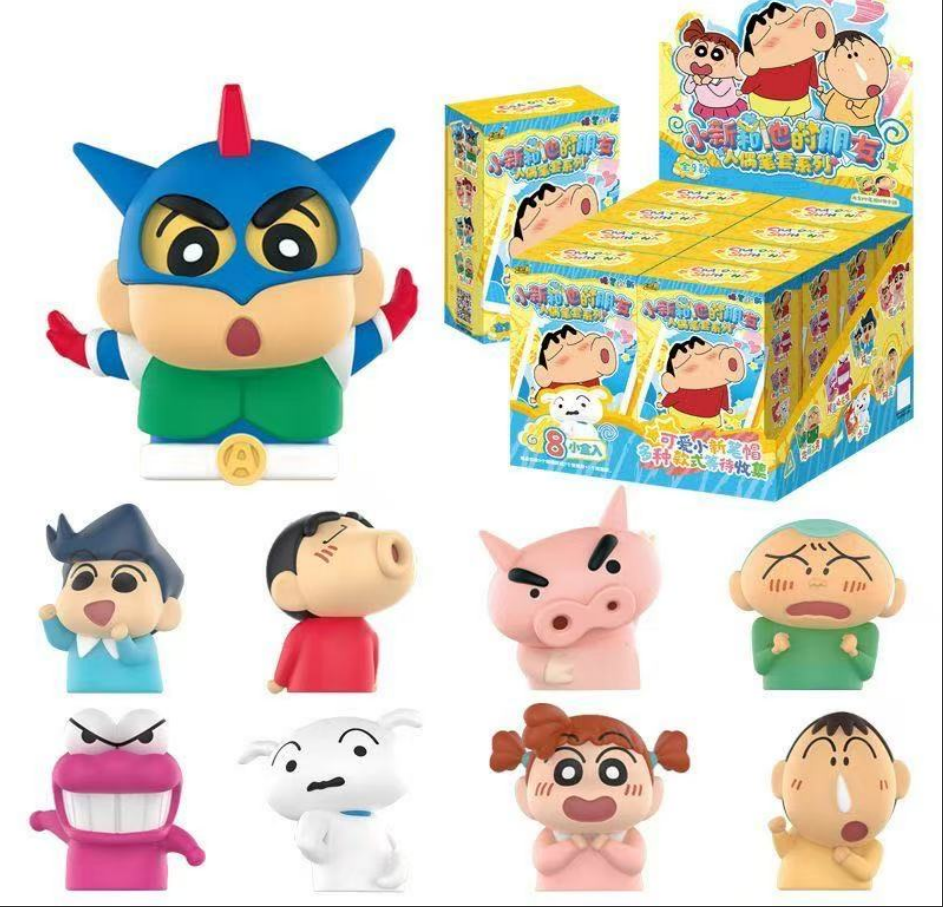 正版蜡笔小新笔套