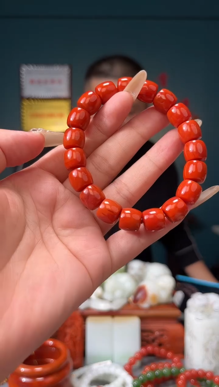 【闪购商品】南红玛瑙颈饰未镶嵌手串