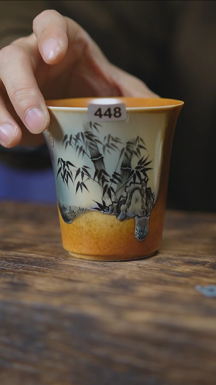 【闪购商品】448手绘系列墨竹公道
