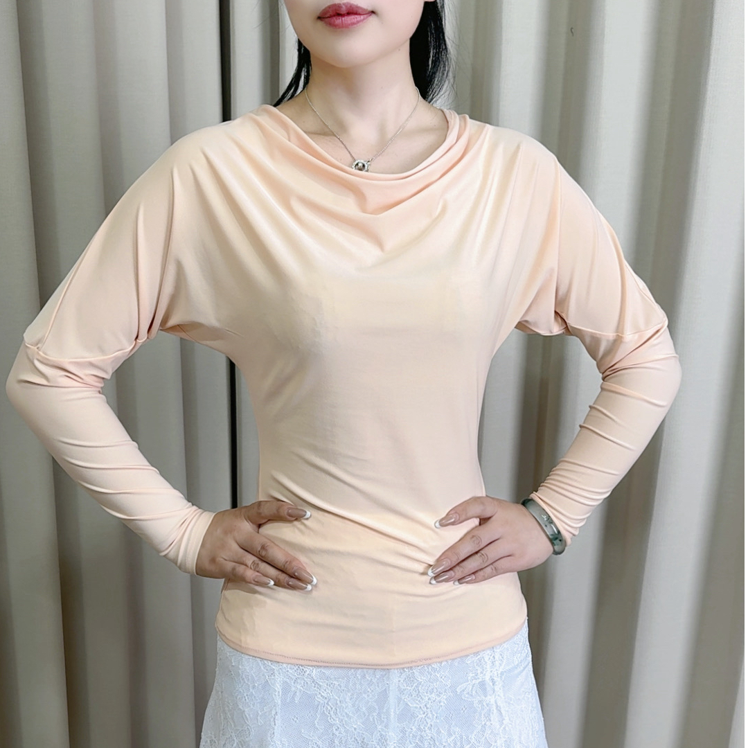 海云丹斯②新款交谊舞摩登舞荡领上衣HYS051