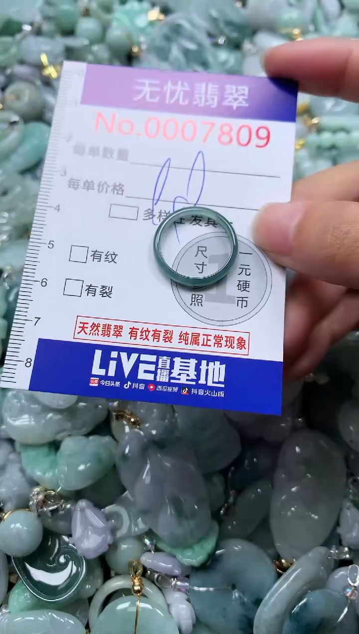 颈饰未镶嵌翡翠7809