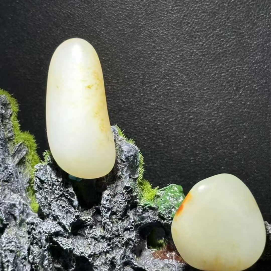 新疆和田玉手把件摆件