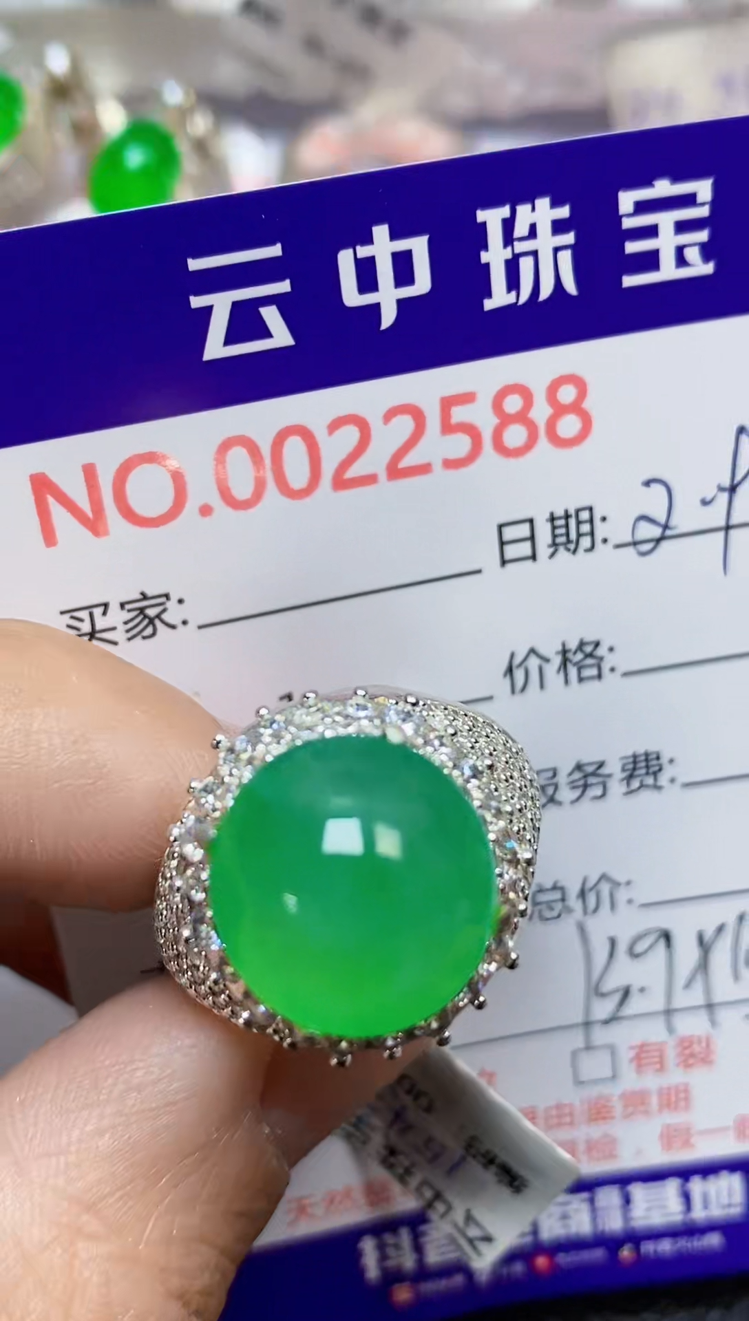 【闪购商品】翡翠戒指未镶嵌/25880000