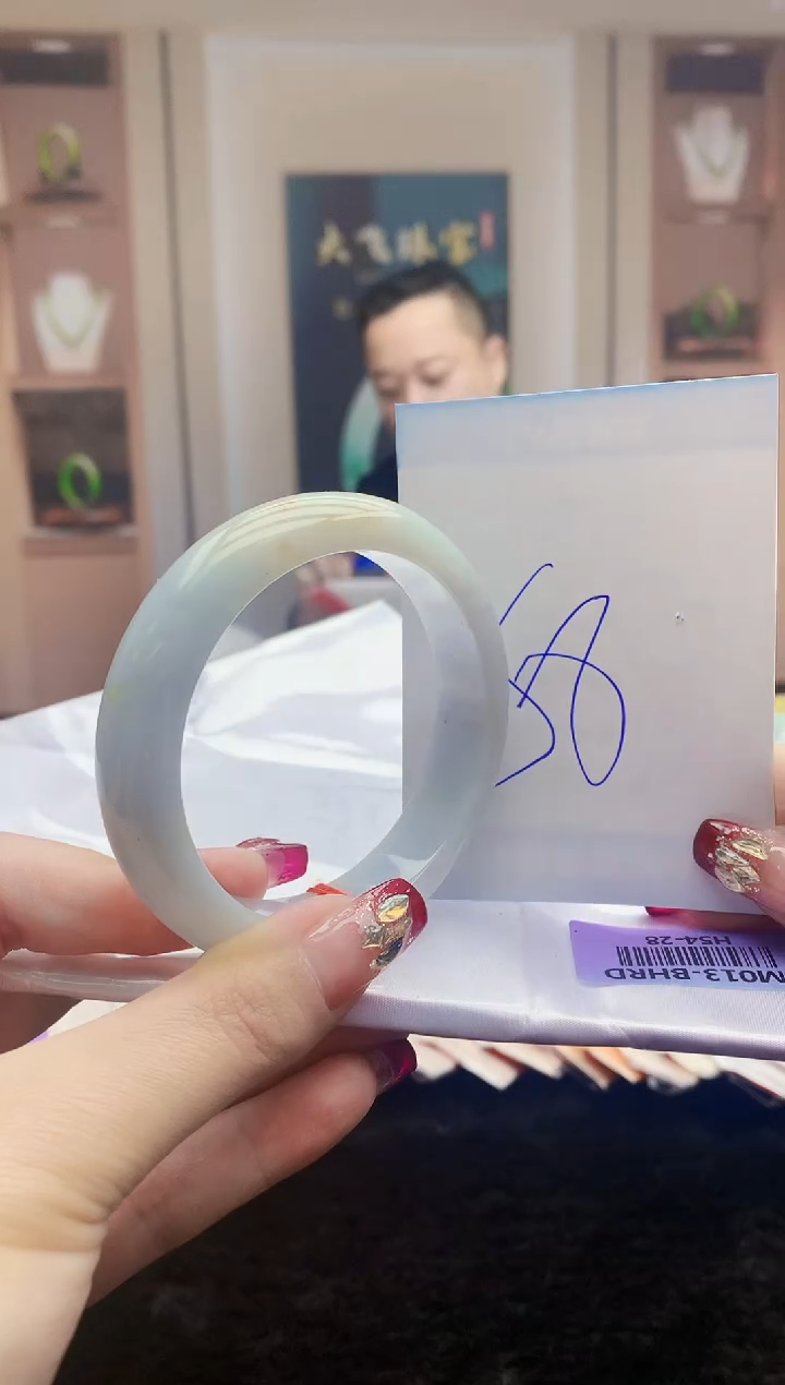 【闪购商品】翡翠手镯未镶嵌   H54-28