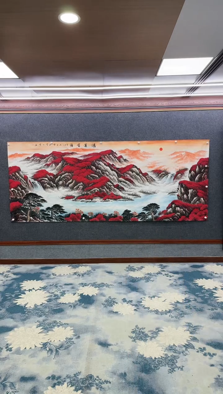 【闪购商品】绘画M 刘雪红-大丈二-山水国画