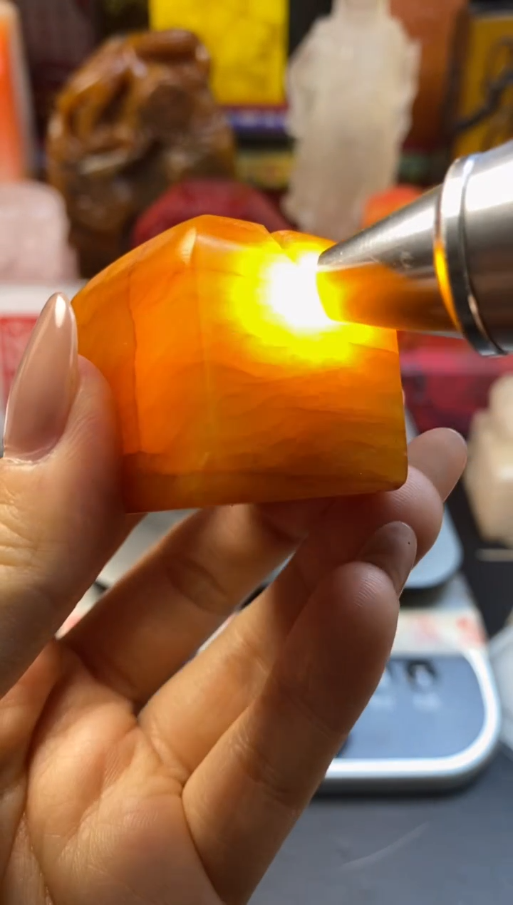 寿山石印石田黄汉方印-天长地久