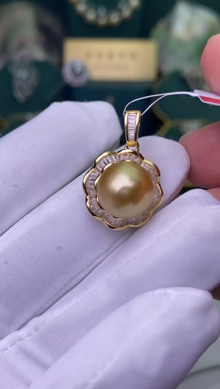 【闪购商品】海水珍珠颈饰银S925镶嵌11-12