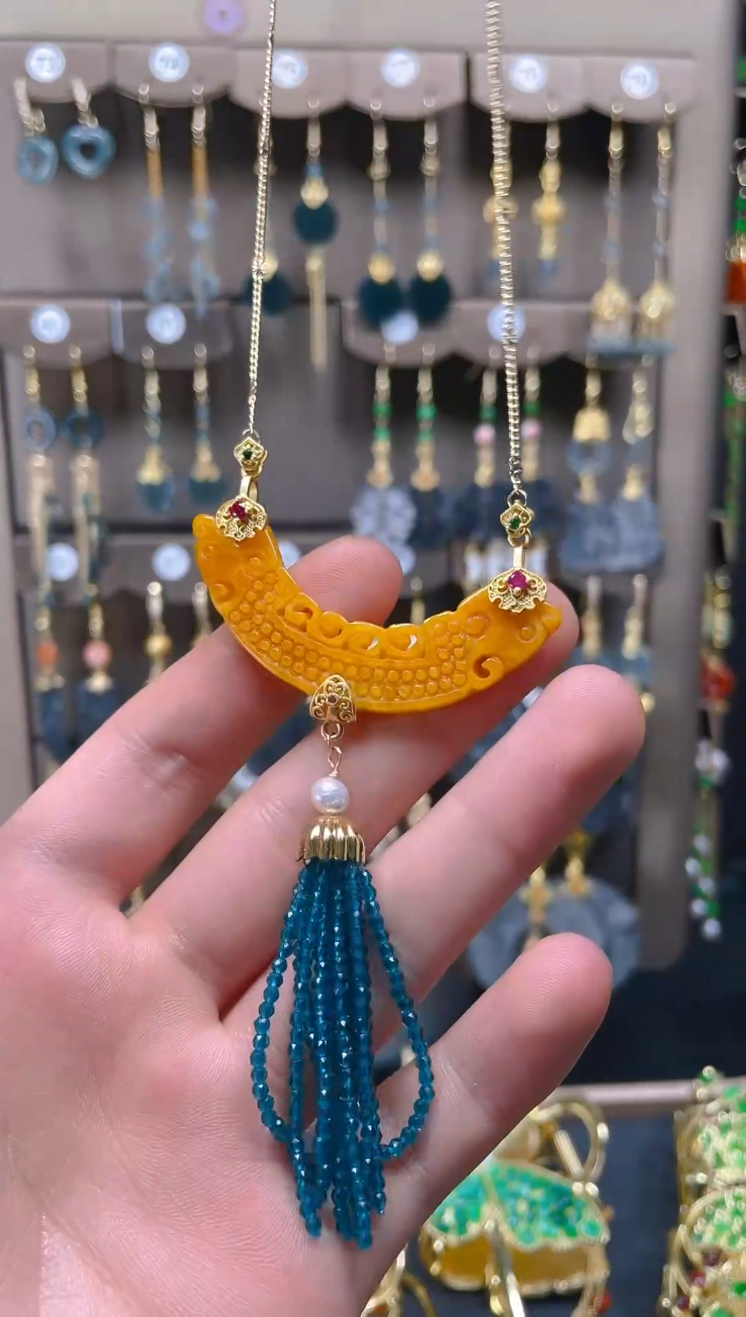 【闪购商品】翡翠耳饰合金0104翡翠饰品