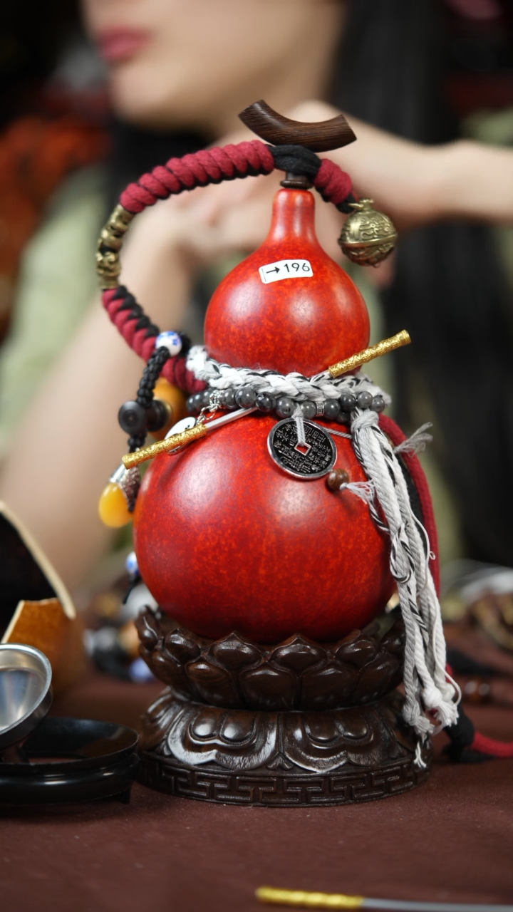 【闪购商品】196号500ml左右的非遗漆器酒葫芦