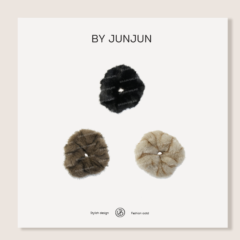 BYJUNJUN 珺珺定制毛毛大肠发圈