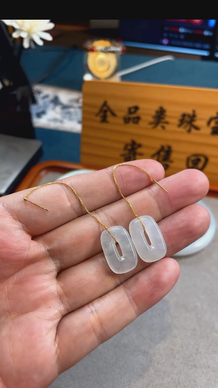 18K金镶嵌定制翡翠6772号