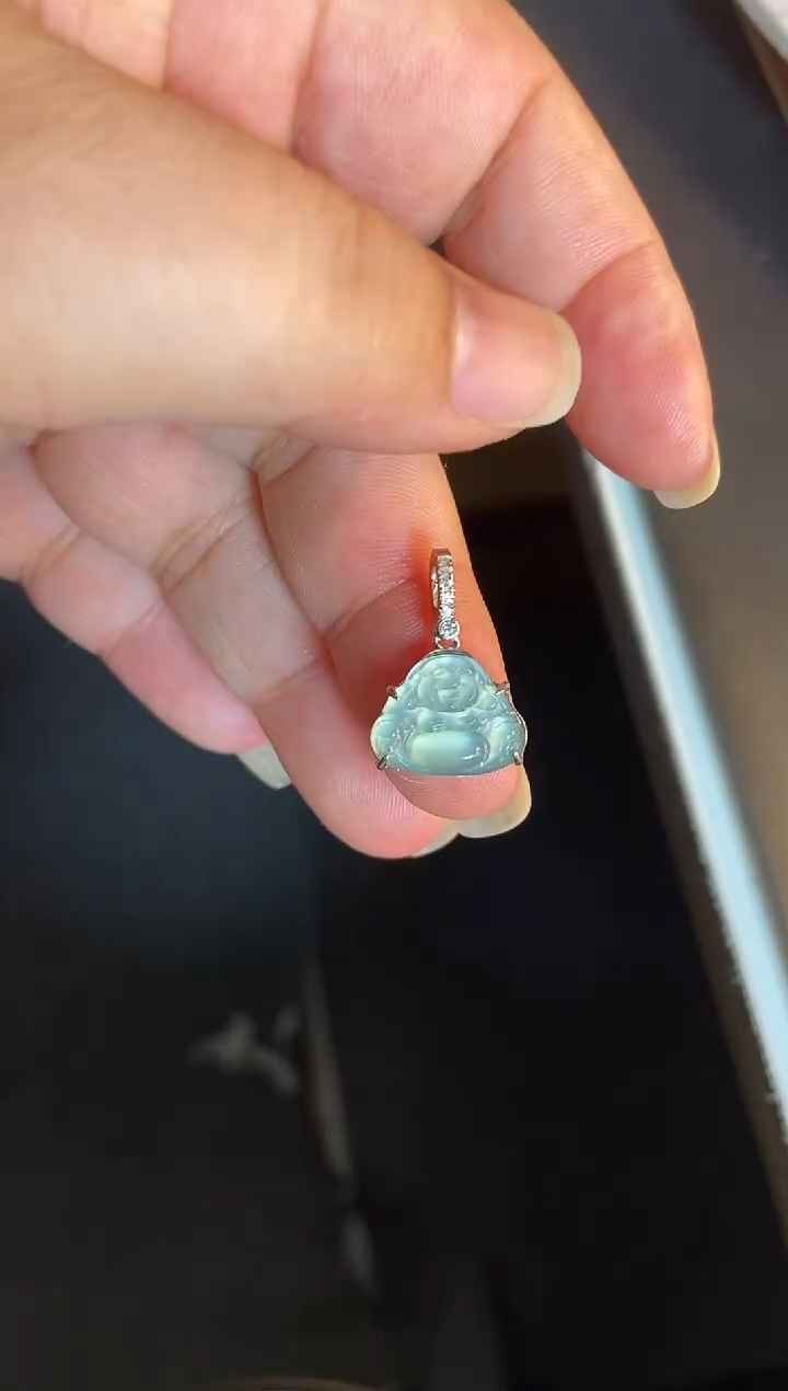 吊坠(不含链)银S925镶嵌翡翠1