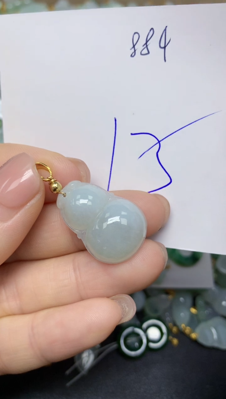【闪购商品】翡翠挂件合金 天然翡翠A货