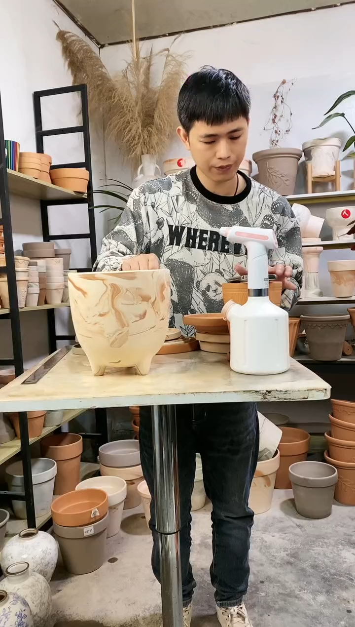 【闪购商品】红陶21*21.5玛奇朵蛋壳 1盆无托