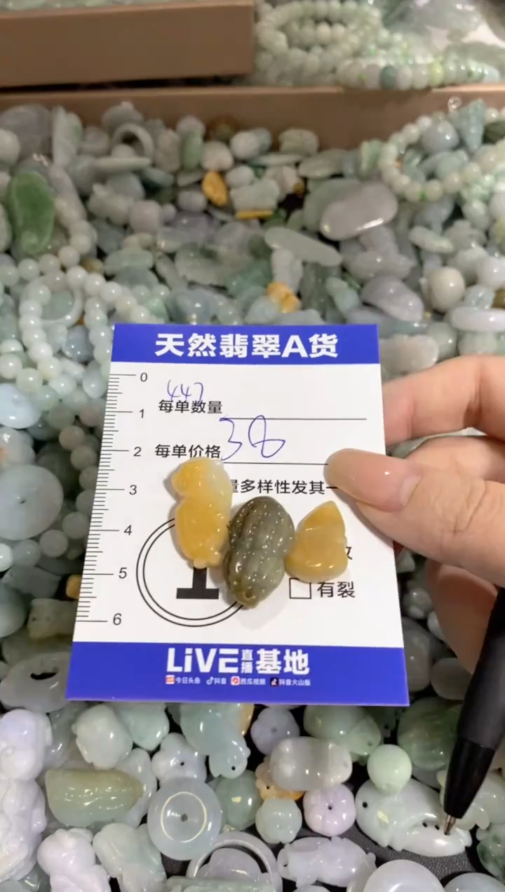 颈饰未镶嵌翡翠天然翡翠A货批量多样性发一件