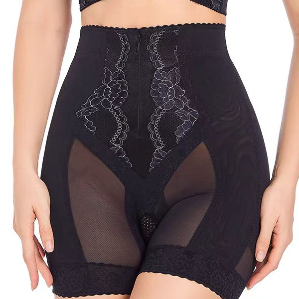 拉链三分提臀收腹束裤轻薄透气身材管理器塑身收腹收胯收腹裤