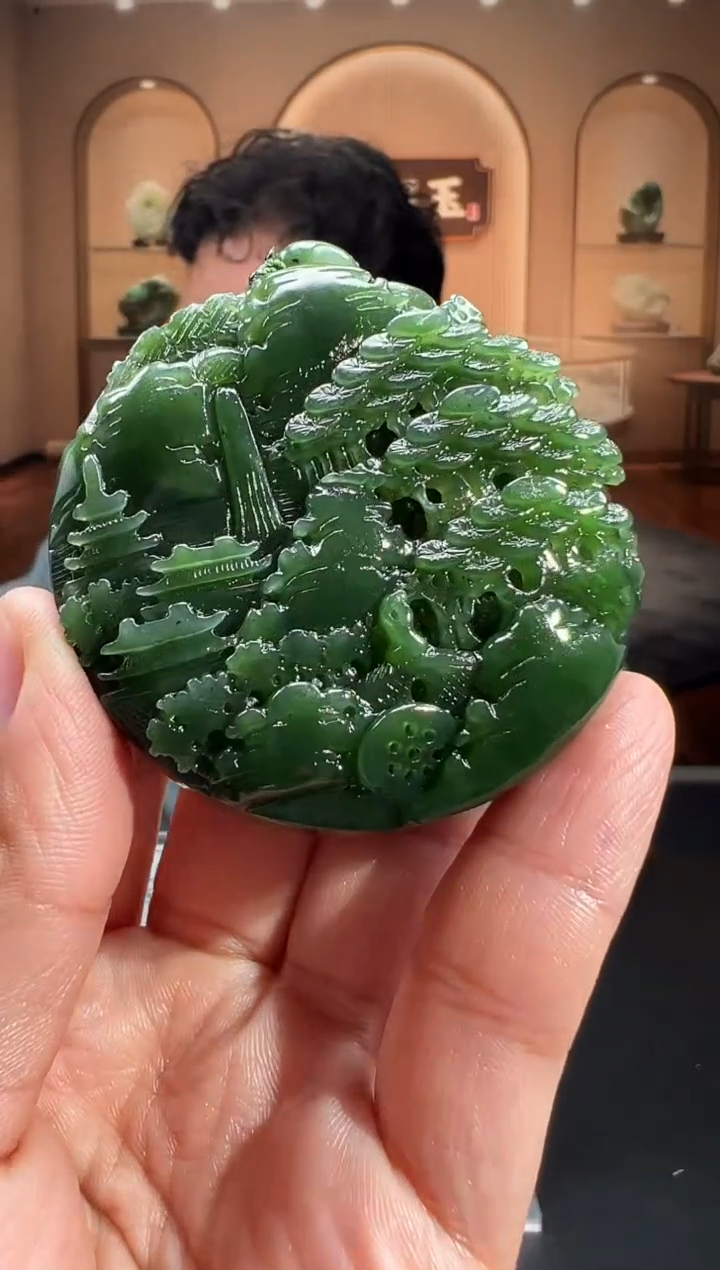 定制和田玉XM吊坠YRX-14