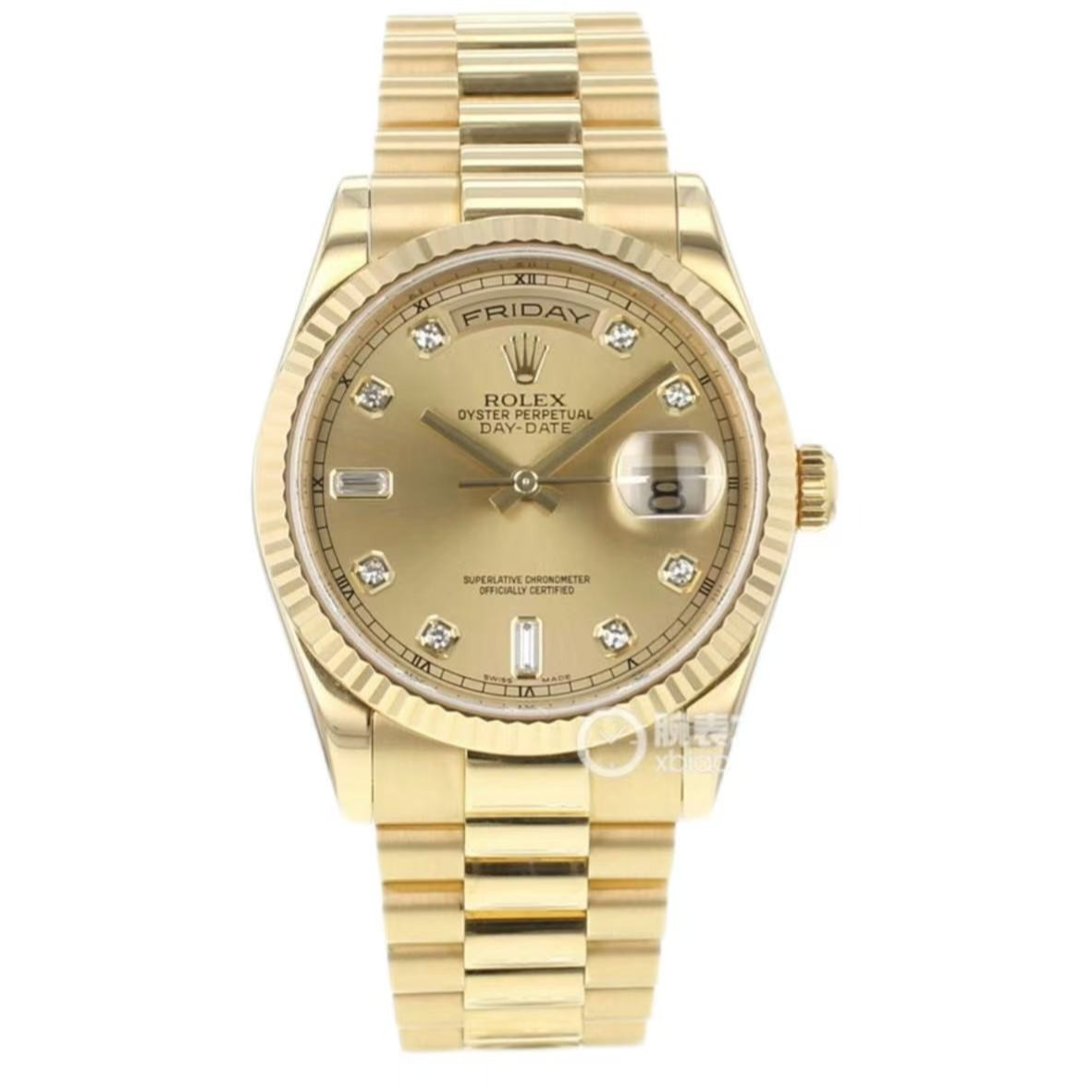 99新 Rolex/劳力士 老佛爷/劳力士118238/自动/单表/36mm