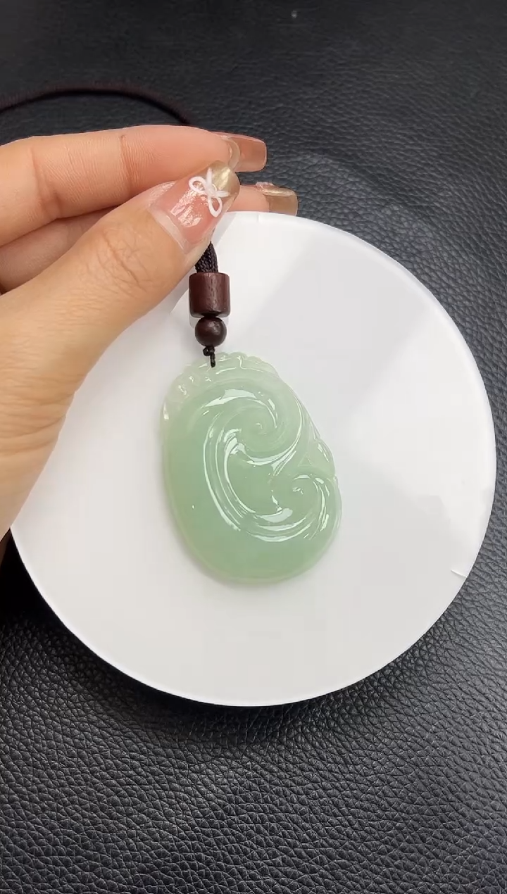 【闪购商品】翡翠颈饰未镶嵌YM1048-2 如意