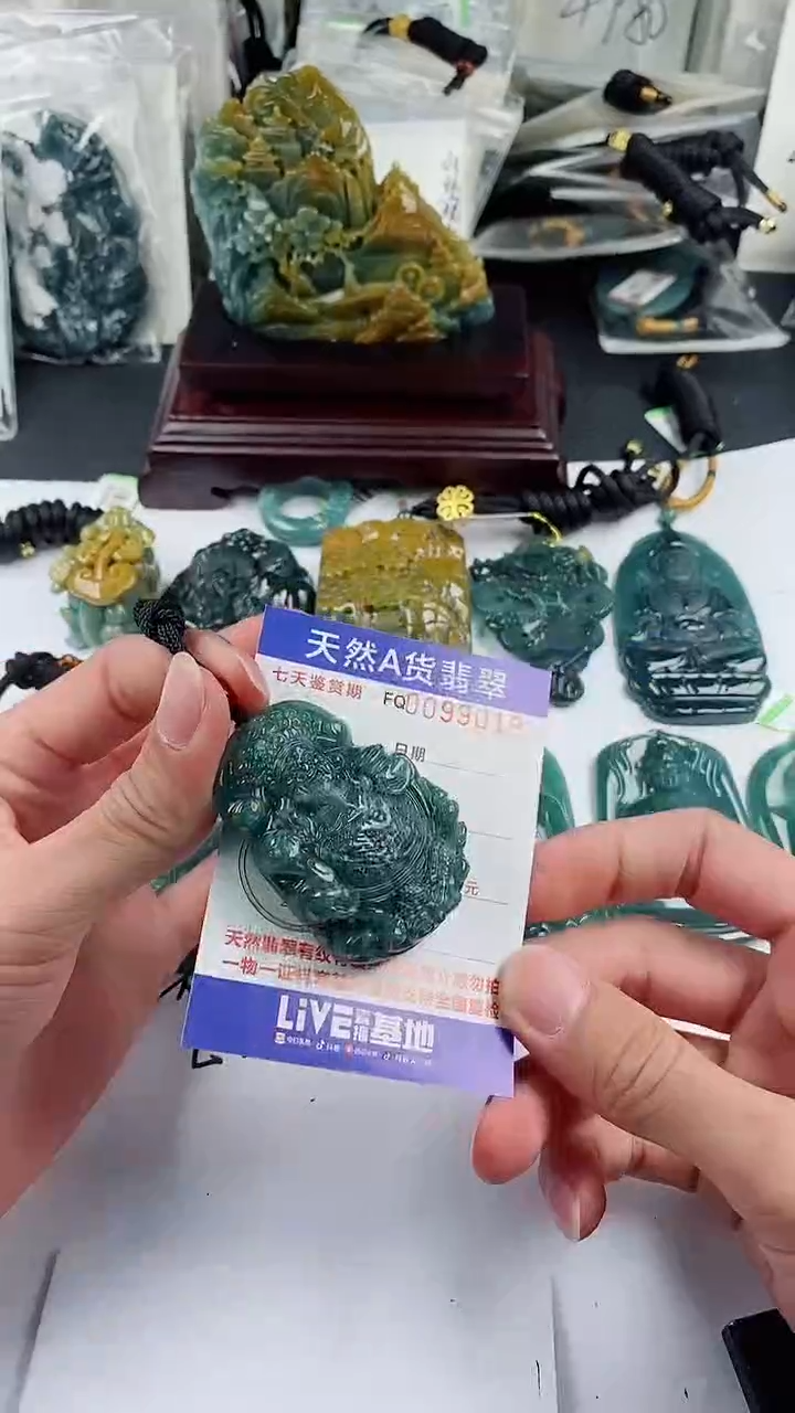 【闪购商品】翡翠颈饰未镶嵌         