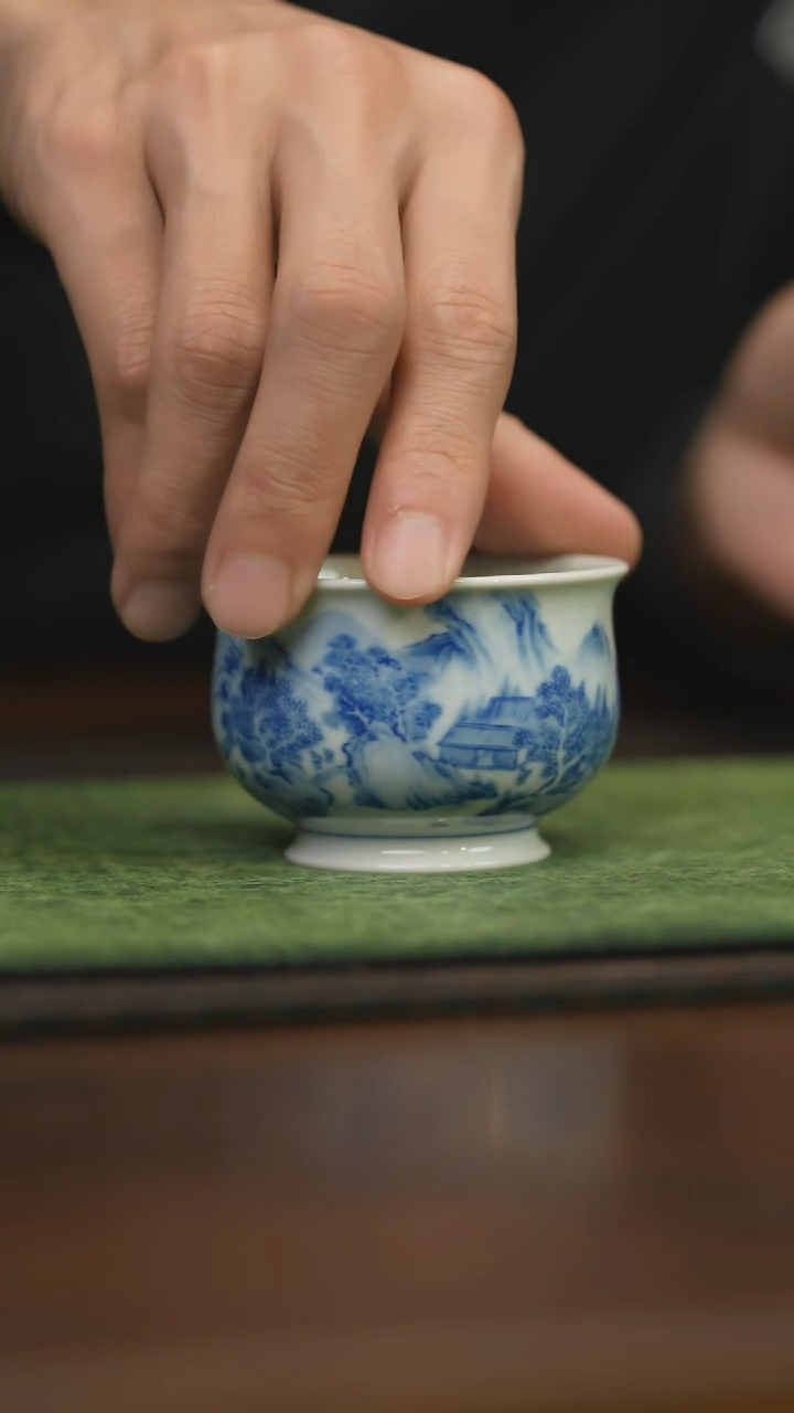 【闪购商品】杯柴窑青花破价福利