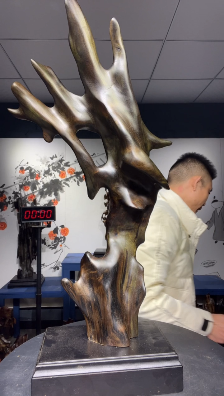 【闪购商品】金丝楠木雕金丝楠木工艺品摆件