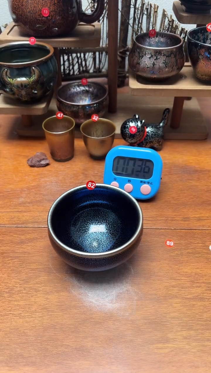 茶盏八*82号建盏工匠茶器