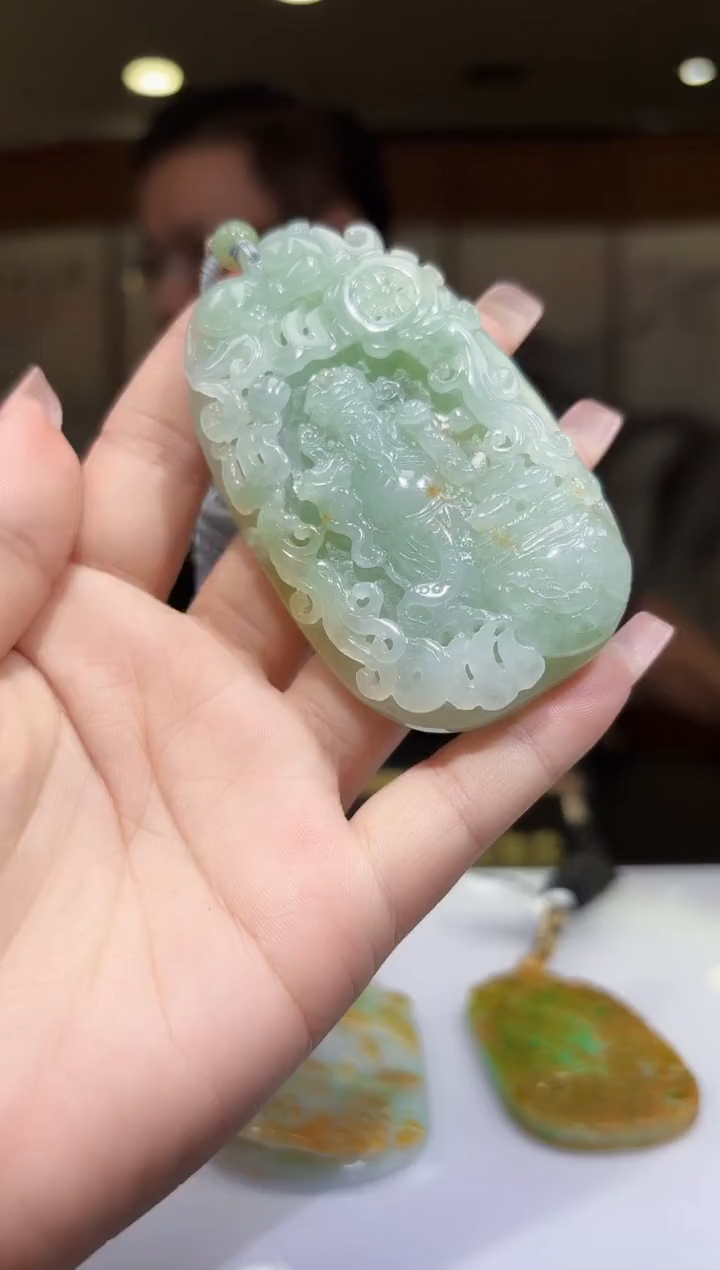 未镶嵌定制翡翠17/0830/C/发其一件/人物