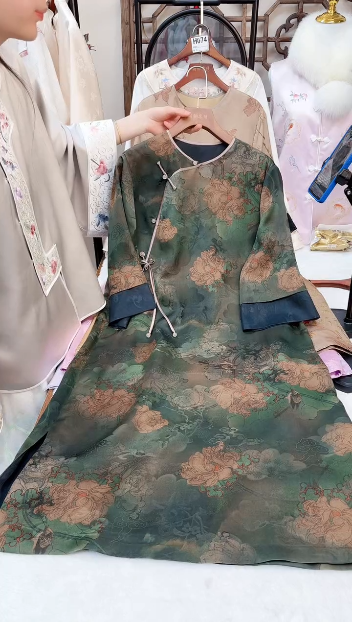 【闪购商品】织绣非遗苏绣服装一物一件袍子