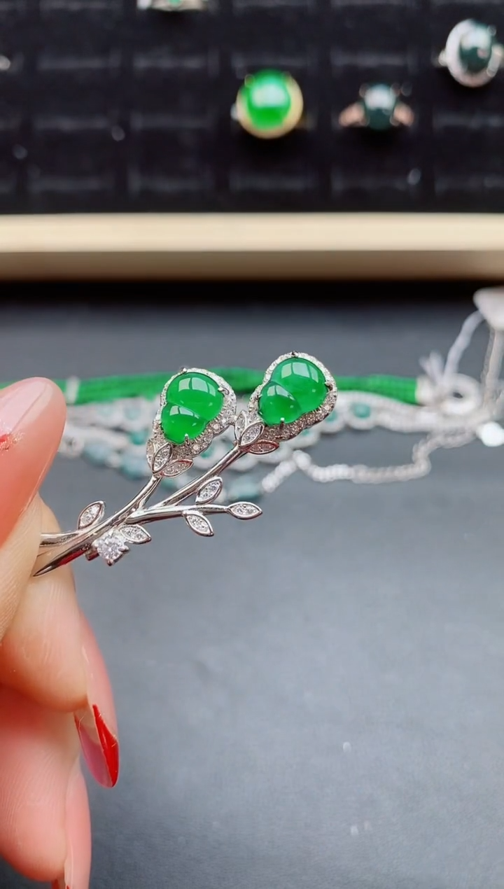 【闪购商品】翡翠戒指银S925镶嵌321321