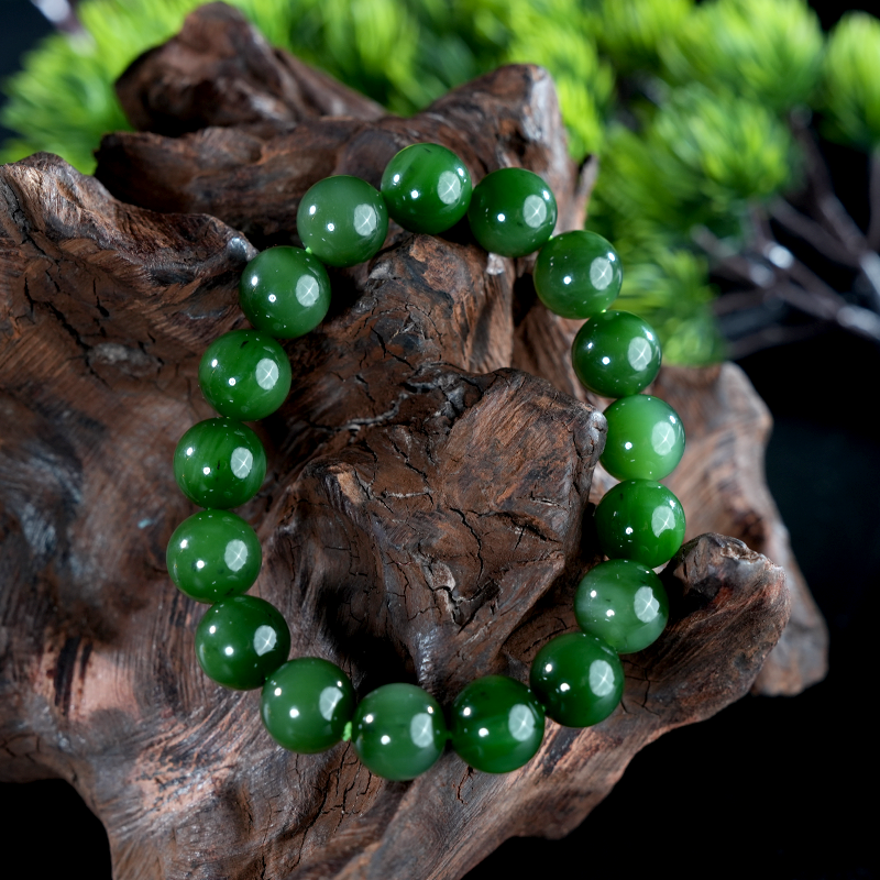 lot7 碧玉猫眼手串/ZW51222-172280 保利山东