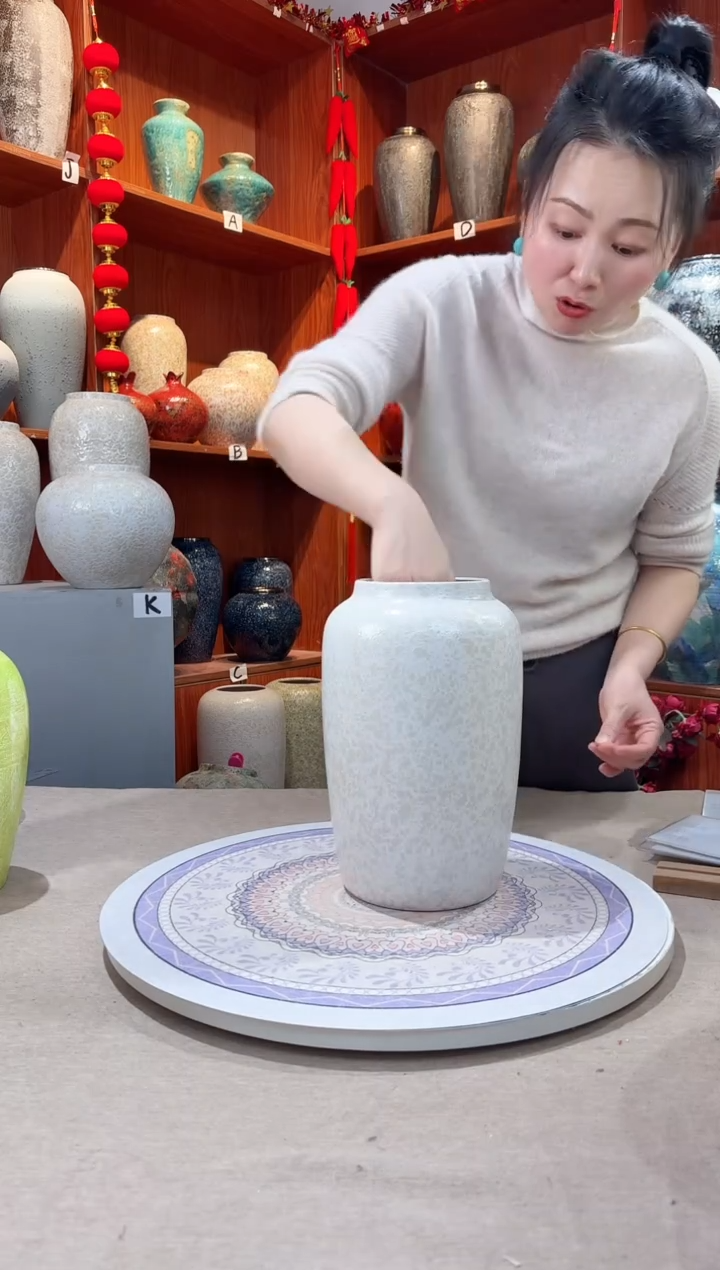 【闪购商品】瓶陶瓷花瓶 无花 微瑕 a556  