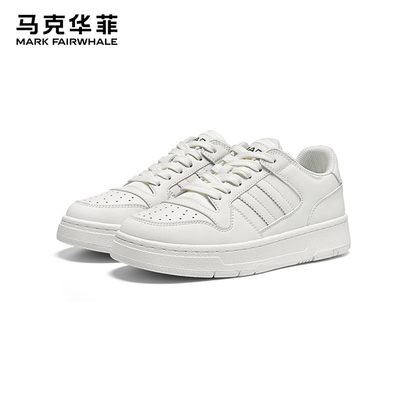 马克华菲2025秋季新款板鞋复古运动小众百搭男士低帮男鞋潮小白鞋