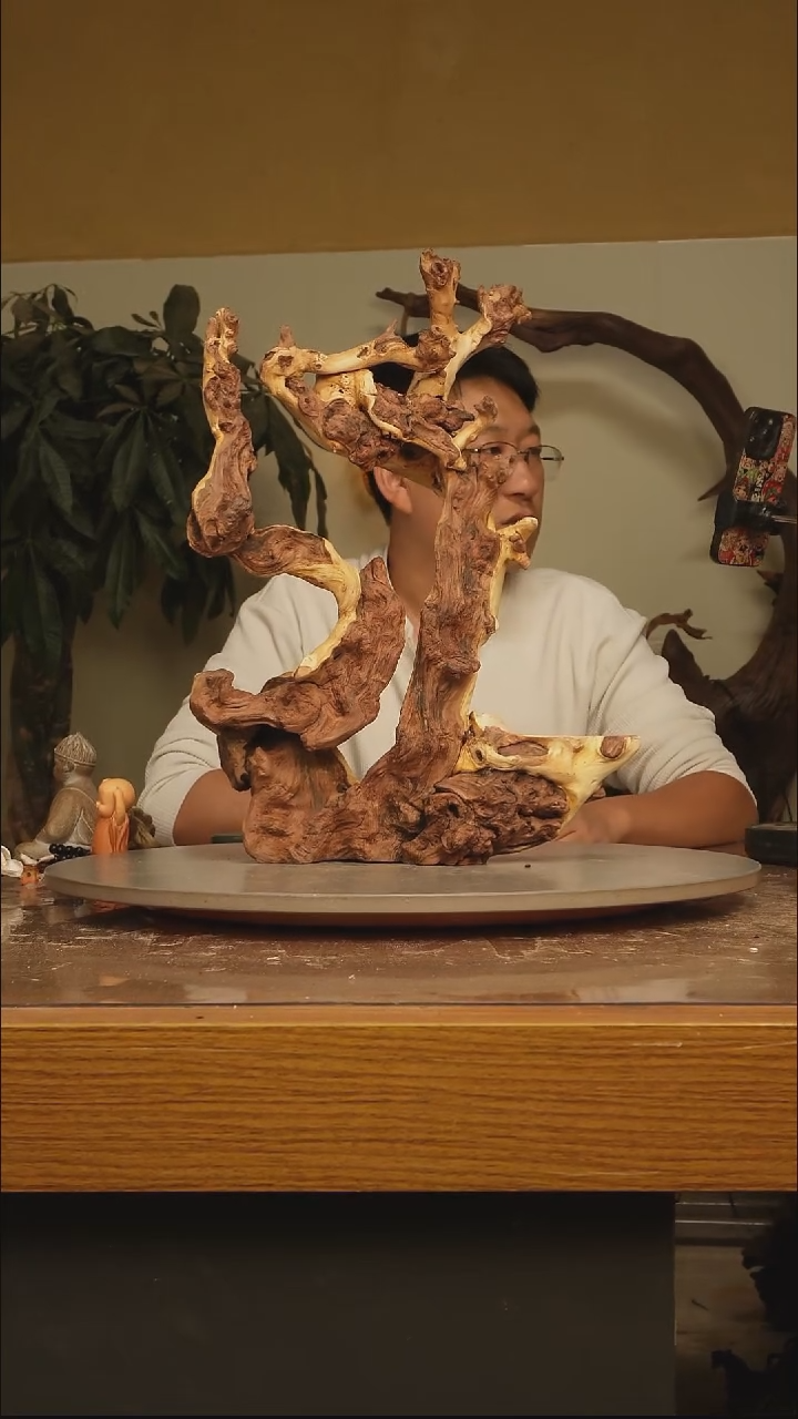 木宋*飞根雕摆件561