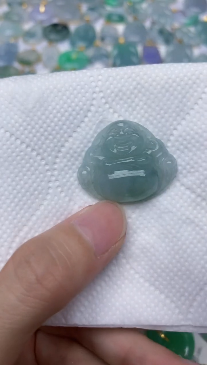 翡翠未镶嵌颈饰天然A货翡翠