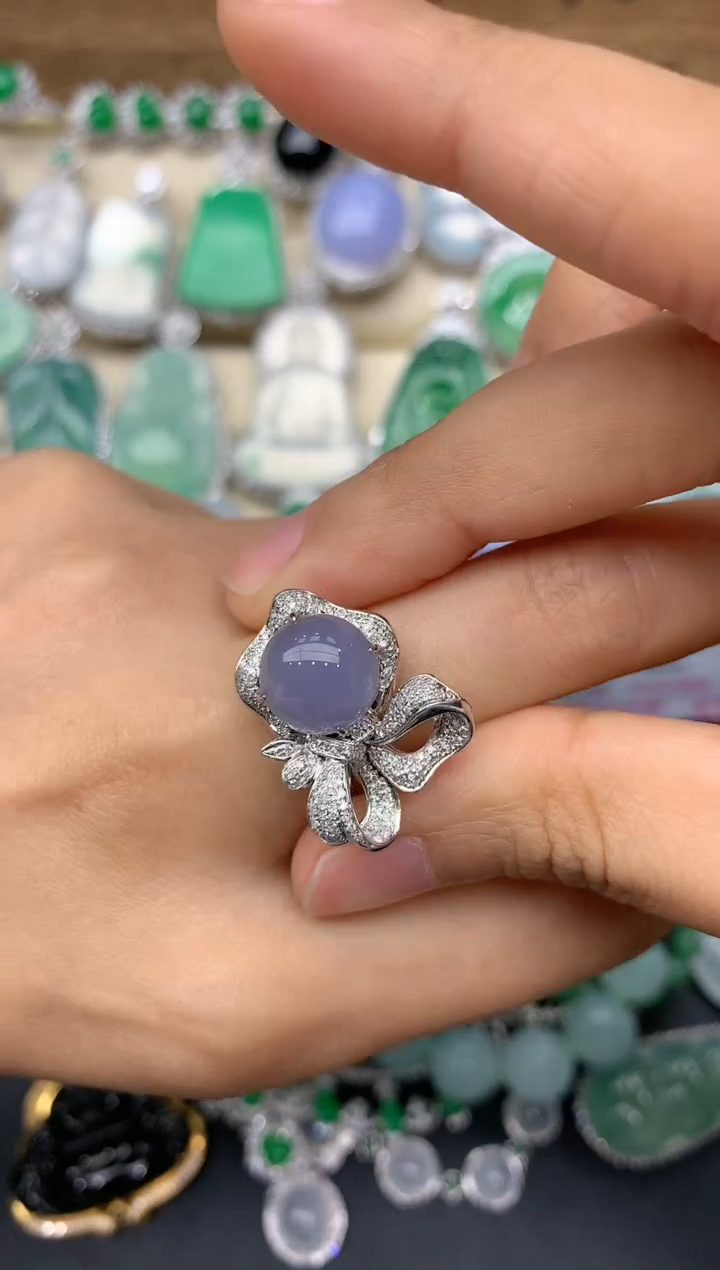 【闪购商品】翡翠戒指18K金镶嵌356-中国好珍宝