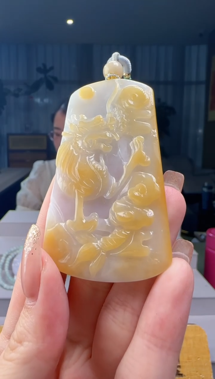 翡翠未镶嵌吊坠(不含链)CC@@60B7J18092