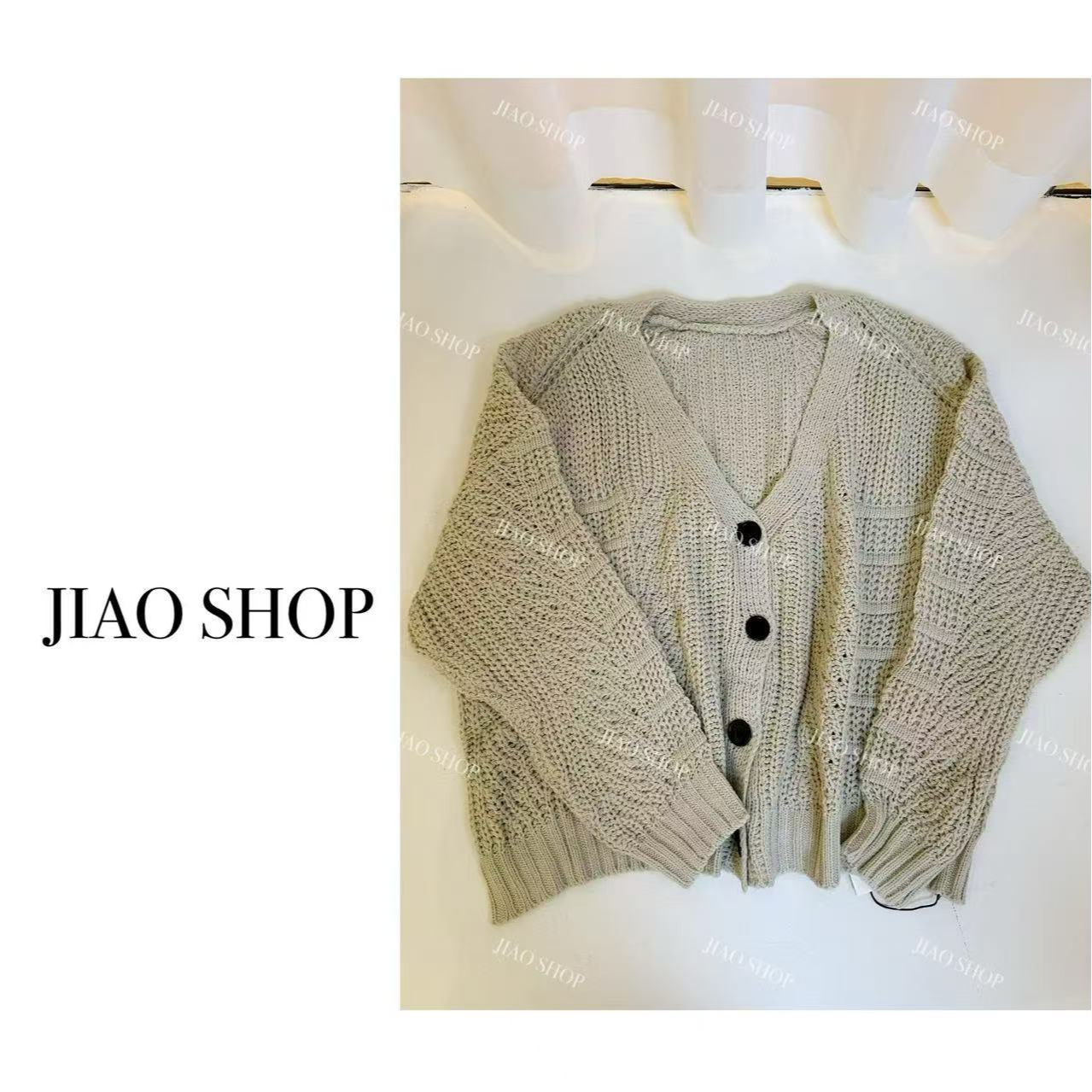【JIAO SHOP】春季新款针织开衫